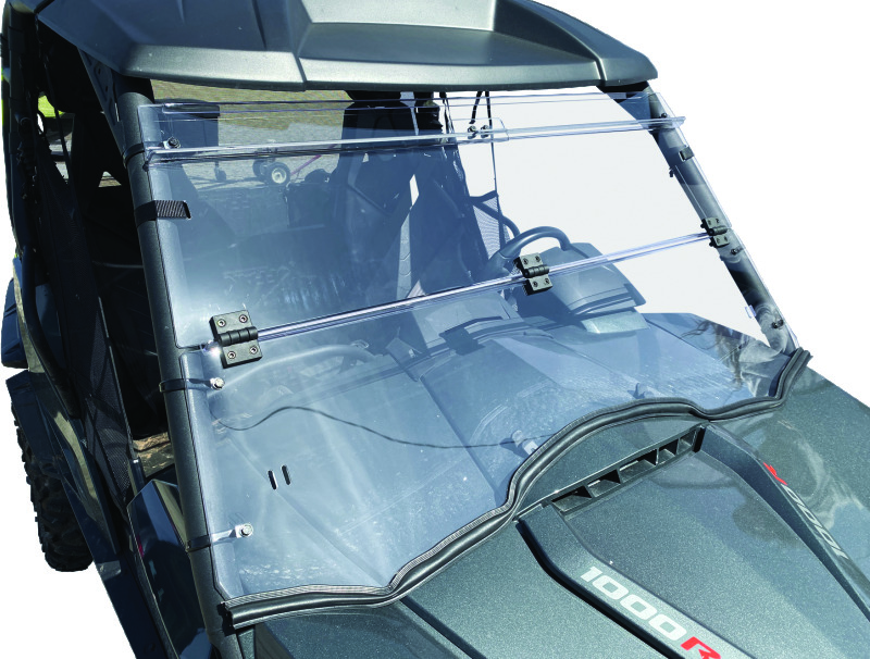 Quadboss Powersports Windshields 375786 Windshields, QB WINDBREAK FOLDING SHIELD, Clear thumbnail 6