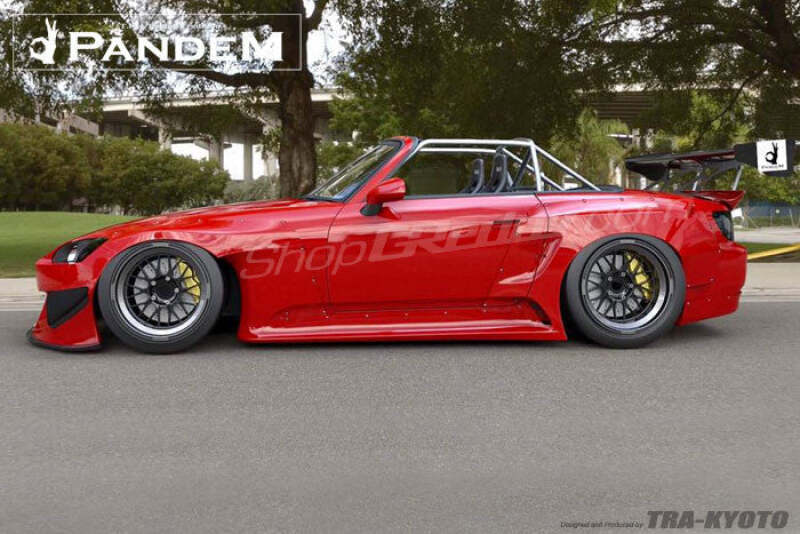 GReddy 00-09 Honda S2000 Pandem Rocket Bunny Side Skirts thumbnail 3