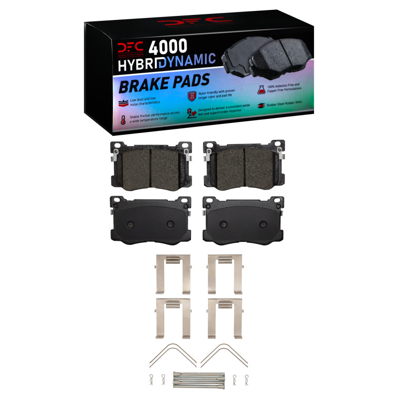 DFC HybriDynamic Brake Pads Hrdwr Kit