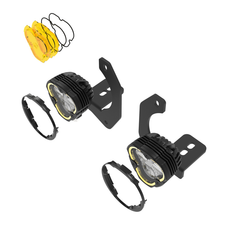 KC HiLiTES FLEX ERA 3 Dual Mode SAE Fog Lights - 2-Light Master Kit for Jeep JK/JL/JT Steel Bumpers thumbnail 9