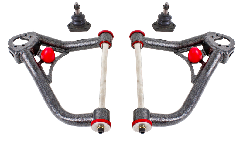 BMR 67-69 1st Gen F-Body Non-Adj. Upper A-Arms (Polyurethane) - Black Hammertone