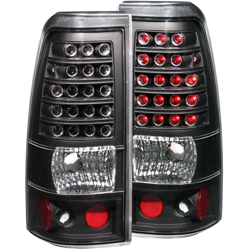 ANZO 2003-2006 Chevrolet Silverado 1500 LED Taillights Black thumbnail 4