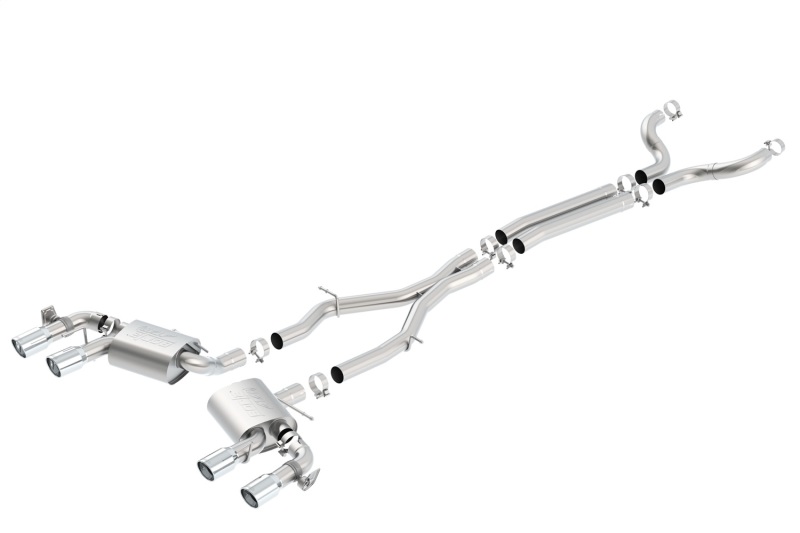 Borla 2017+ Chevy Camaro ZL1 6.2 ATAK Catback Exhaust w/ Dual Split Rear Exit thumbnail 3