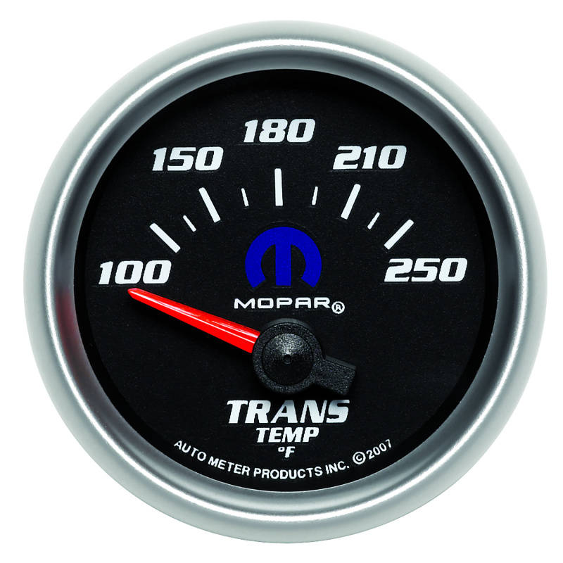 Autometer Mopar 52.4mm SSE 100-250 Degree F Transmission Temperature Gauge thumbnail 7