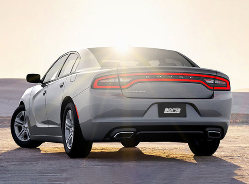 Borla 15-16 Dodge Charger 3.6L V6 S-Type Cat Back Exhaust (Uses Factory Valence) thumbnail 2