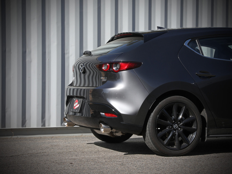 aFe 19-22 Mazda 3 L4 2.5L Takeda 3in to 2-1/2in 304 Stainless Steel Axle-Back Exhaust w/Polished Tip thumbnail 9