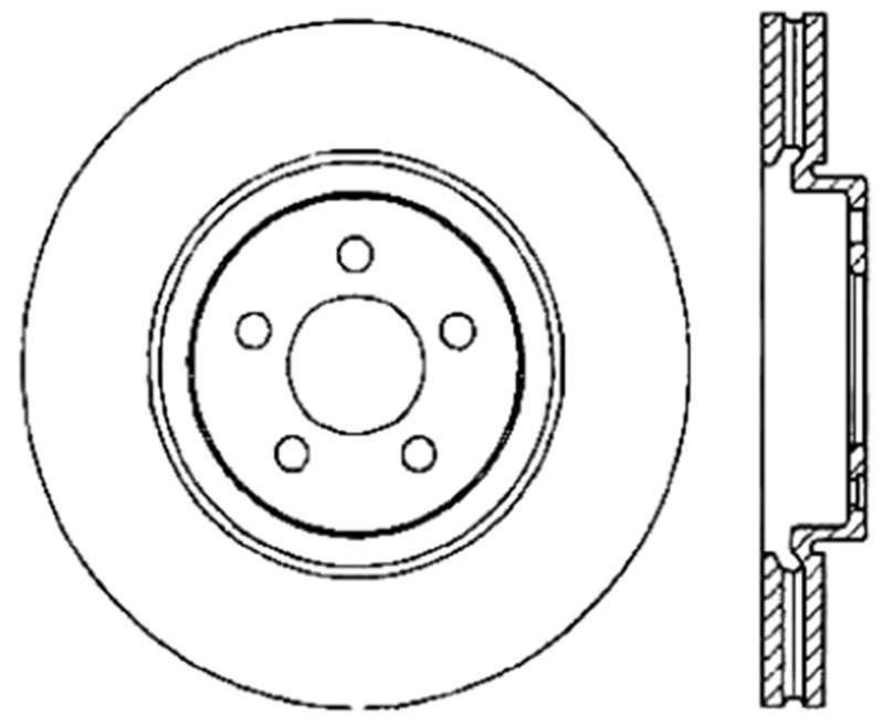 StopTech Slotted & Drilled Sport Brake Rotor thumbnail 2