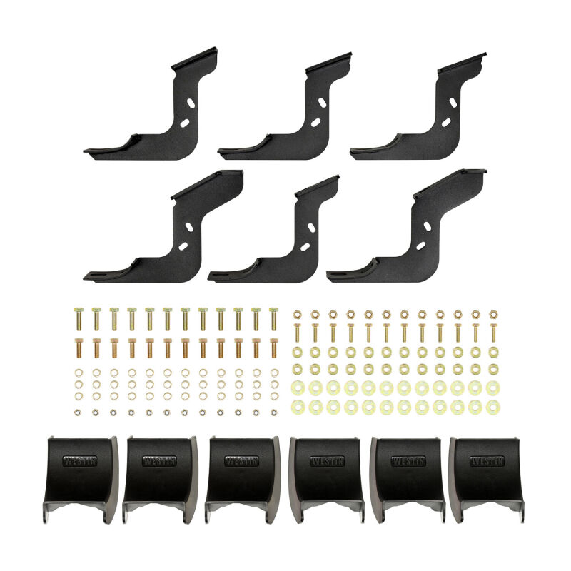 Westin 07-21 Toyota Tundra Double Cab AT6 Running Boards - Black thumbnail 9