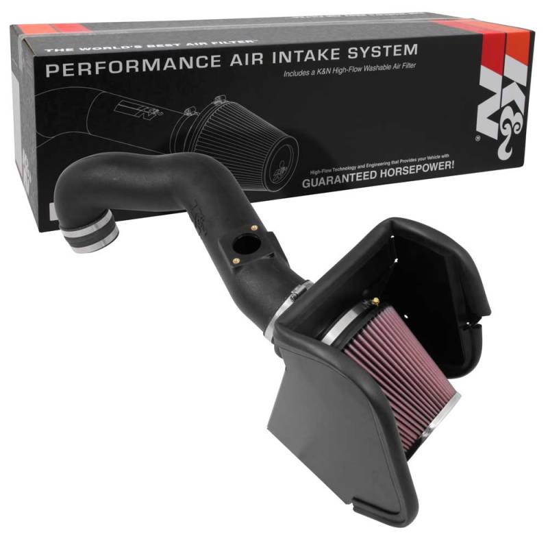 K&N 16-17 Nissan Titan XD V8-5.0L DSL 63 Series AirCharger Performance Intake thumbnail 7