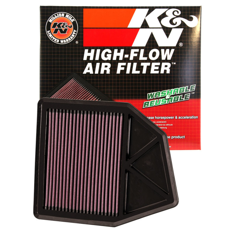 K&N 08 Honda Accord 2.4L-L4 Drop In Air Filter thumbnail 4