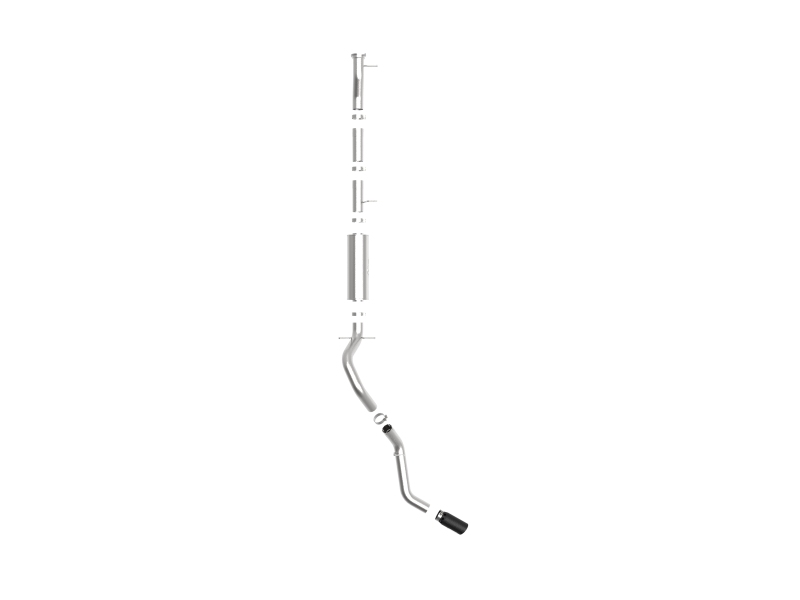 aFe Apollo GT Series 3in 409SS Cat-Back Exhaust w/ Black Tip 2020 GM 2500/3500HD V8 6.6L L8T thumbnail 4
