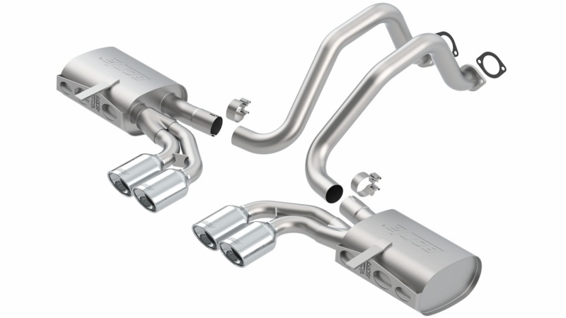 Borla 97-04 Chevrolet Corvette 5.7L 8cyl Touring SS Catback Exhaust thumbnail 4