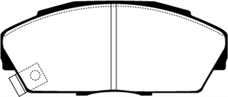 EBC 92-94 Acura Integra 1.7 Vtec Redstuff Front Brake Pads thumbnail 6