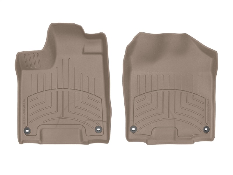 WT 3D FloorMat - Front - Tan