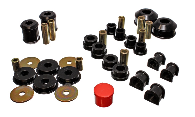 Energy Suspension 03-05 Mitsubishi Lancer EVO 8 Black Hyper-flex Master Bushing Set thumbnail 4