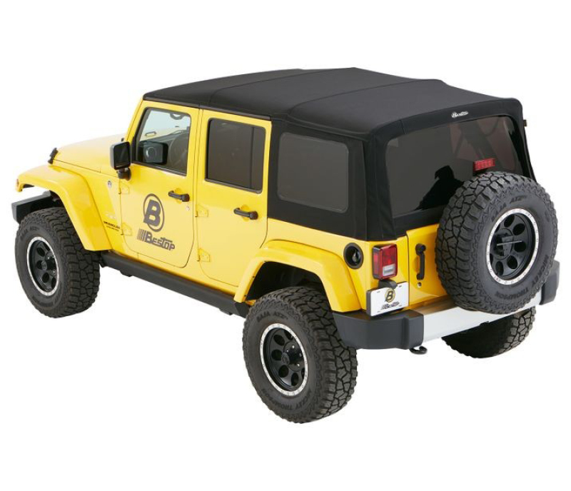 Bestop 07-18 Jeep Wrangler JK 4-Door Supertop (Premium Black Twill)
Supertop