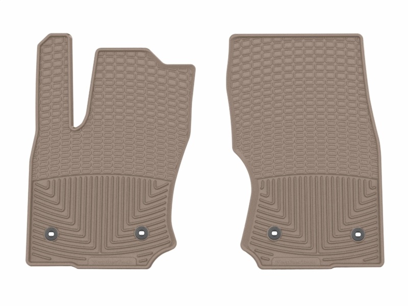 WT Rubber Mats - Front - Tan