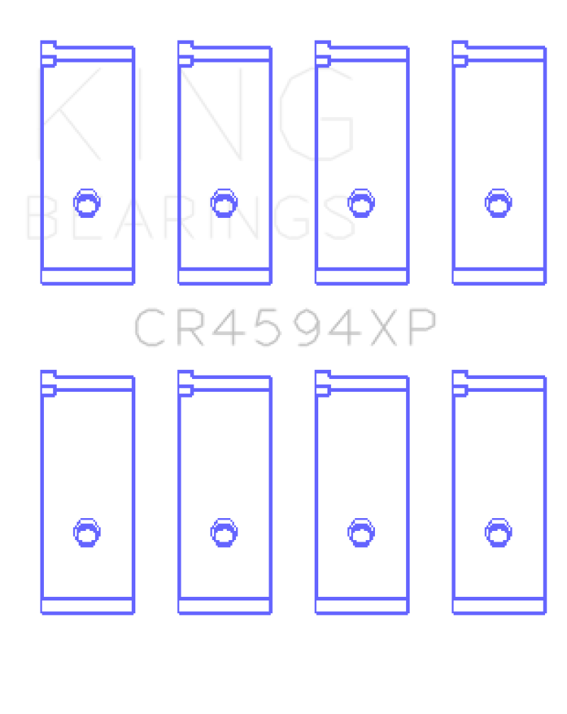 King Engine Bearings Suzuki M18A/M16A/M16A (Size STD) Performance Rod Bearing Set thumbnail 3