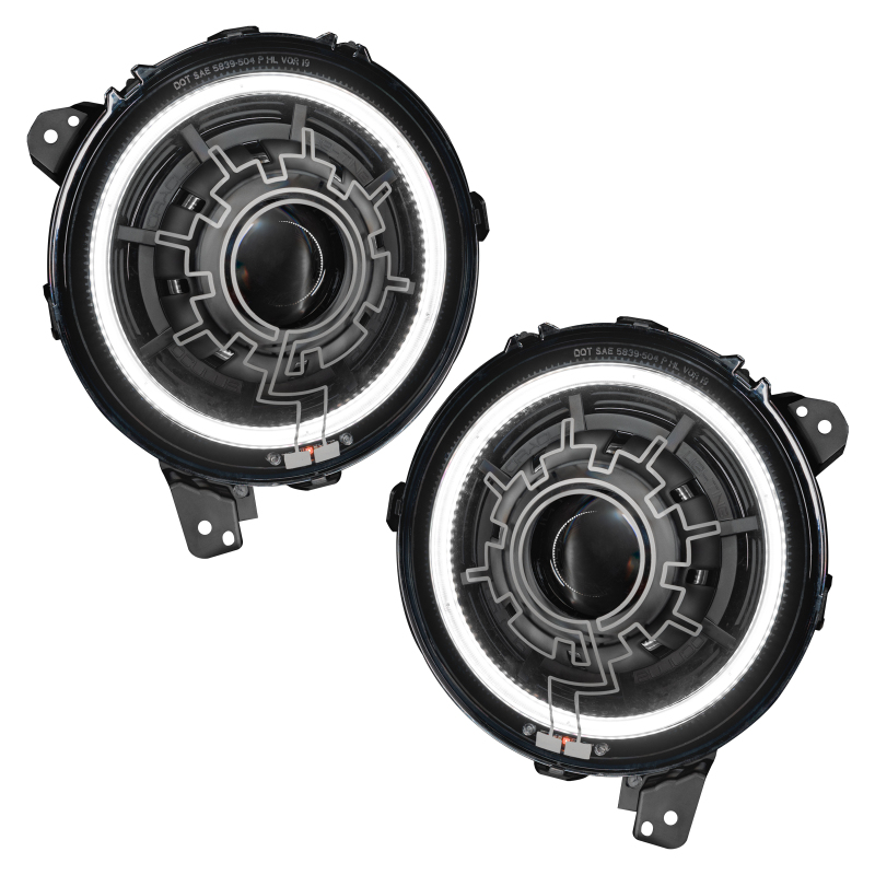 Oracle Lighting 18-22 Jeep Wrangler JL Oculus Bi-LED Projector Headlights thumbnail 2