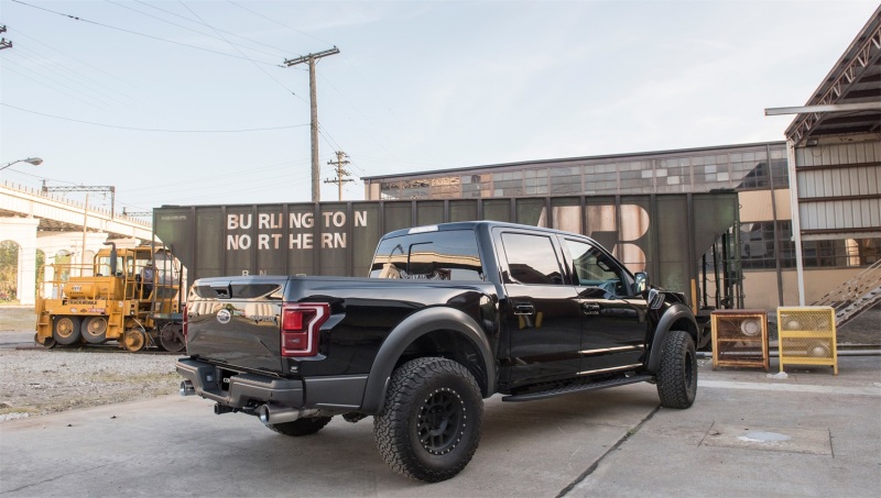 Corsa 2017-2020 Ford F-150 Raptor 3.5L Sport Cat-Back Dual Rear Exit w/ 5in Satin Polished Tip thumbnail 9