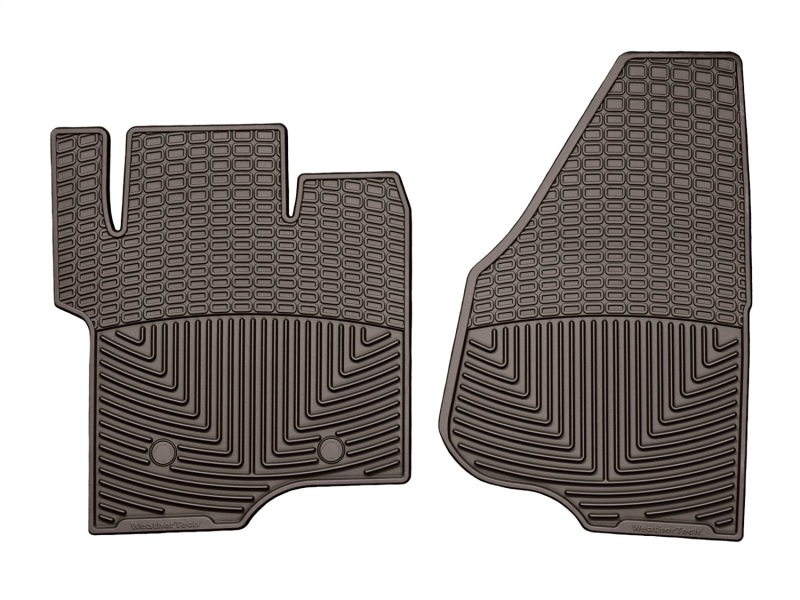 WT Rubber Mats - Front - Cocoa