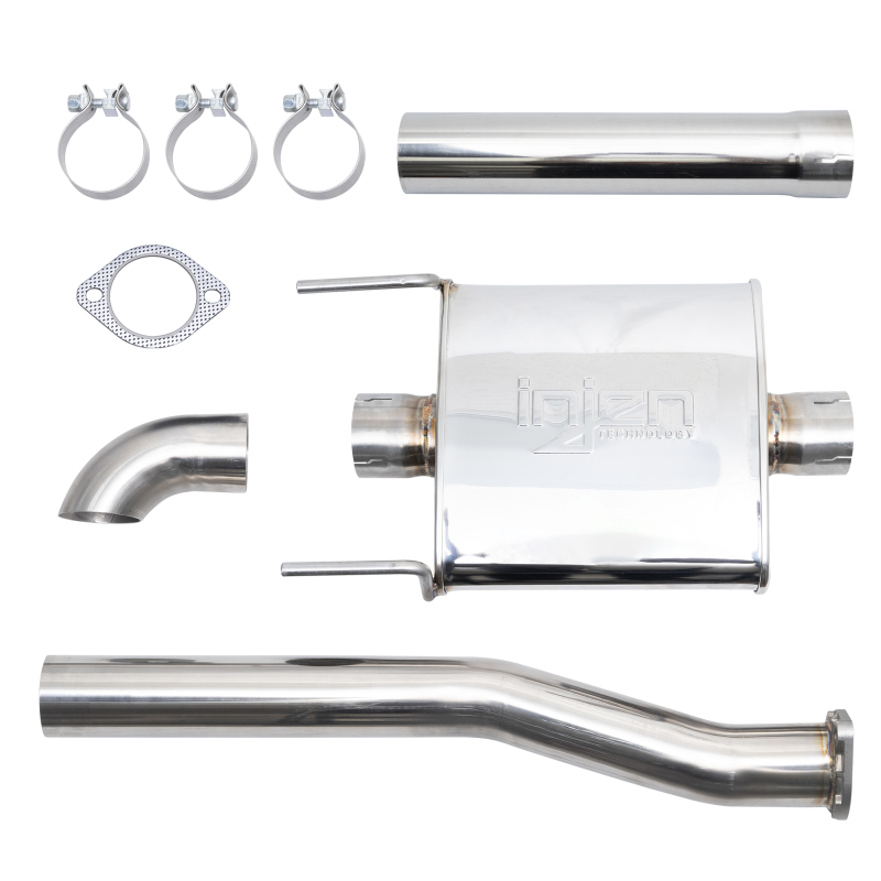 Injen 2016+ Toyota Tacoma L4 2.7L / V6 3.5L Stainless Steel High-Tuck Cat-Back Exhaust System thumbnail 3