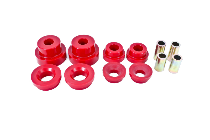 BMR 10-15 5th Gen Camaro Rear Cradle Pro Version Full Bushing Kit (Polyurethane) - Red