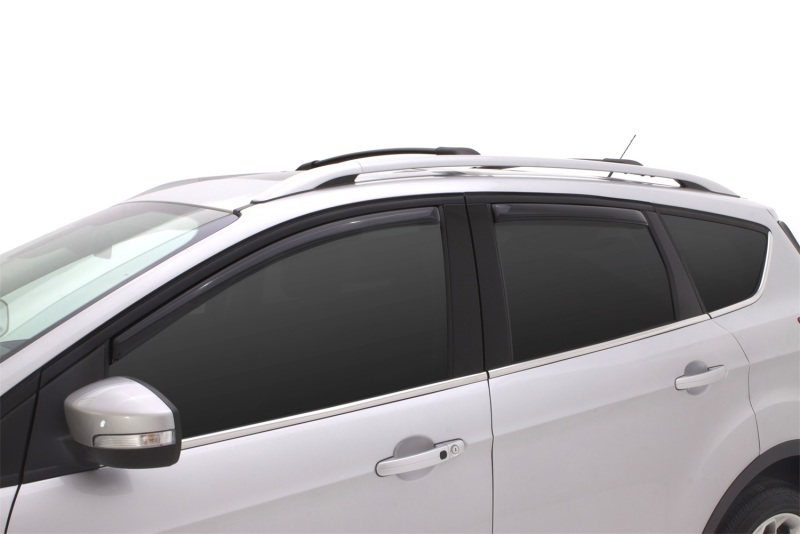 AVS 13-18 Ford Escape Ventvisor In-Channel Front & Rear Window Deflectors 4pc - Smoke thumbnail 2