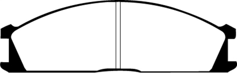 EBC 98-04 Nissan Frontier 2.4 2WD Ultimax2 Front Brake Pads thumbnail 6