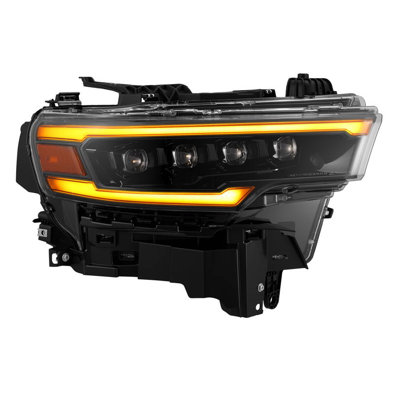 AlphaRex 25-26 Dodge Ram 1500 NOVA LED Proj Headlights- Alpha-Black w/Activ Lit/Seq Signal/Switchbk