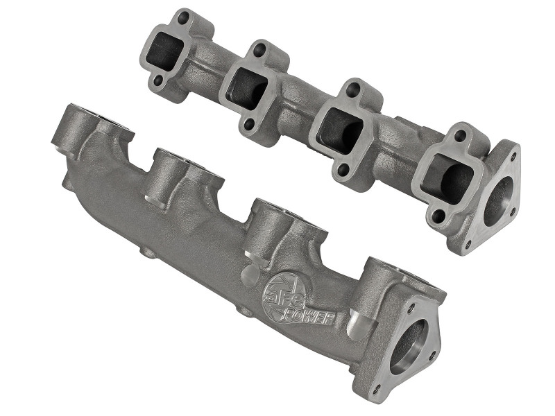 aFe Power BladeRunner Ported Ductile Iron Exhaust Manifold 01-16 GM Diesel Trucks V8-6.6L (td) thumbnail 2
