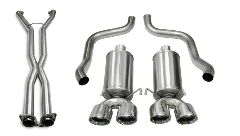 Corsa 06-08 Chevrolet Corvette C6 (A/T) 2.5in Xtreme Cat-Back Exhaust - 3.5in Twin Tips thumbnail 9