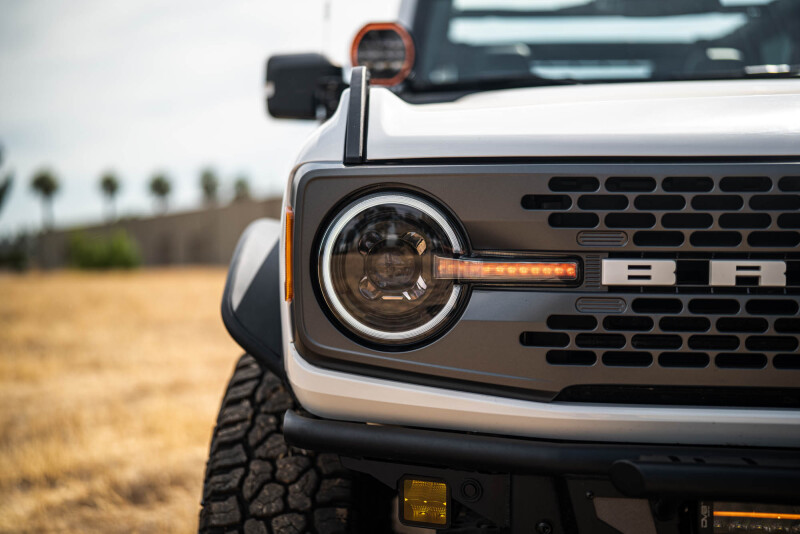 DV8 Offroad 2021-2025 Ford Bronco Black Headlights thumbnail 8