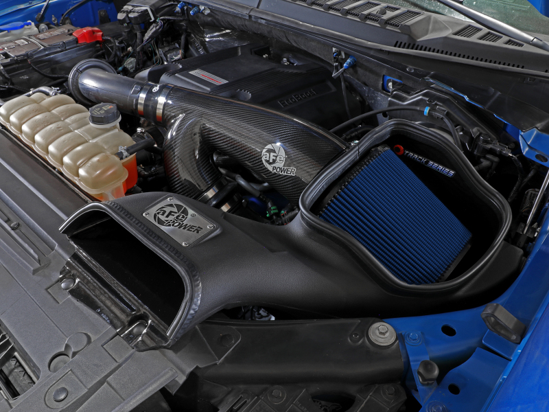 aFe 17-20 Ford F-150/Raptor Track Series Carbon Fiber Cold Air Intake System With Pro 5R Filters thumbnail 6