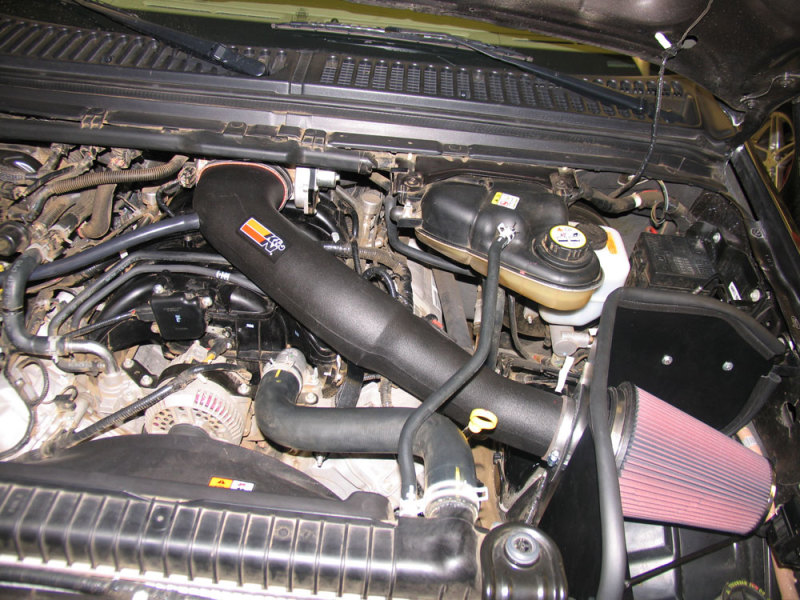 K&N 05-06 Ford F-Series Superduty V10-6.8L Performance Intake Kit thumbnail 7