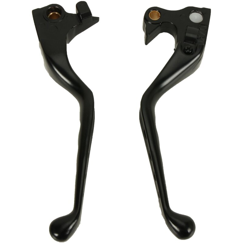 Bikers Choice 04-13 XL O-Series 4 Holed Lever Set Black thumbnail 2