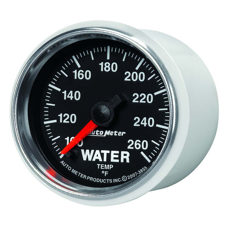Autometer GS 100-260 degree Electronic Water Temperature Gauge