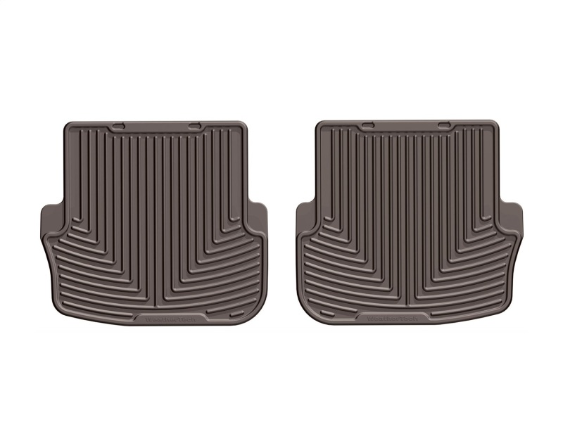 WeatherTech 2017+ Mercedes-Benz C-Class Rear Rubber Mats - Cocoa