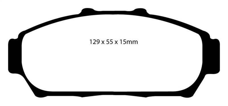 EBC 94-01 Acura Integra 1.8 Redstuff Front Brake Pads