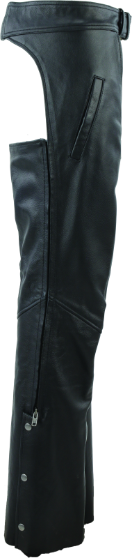 Kuryakyn Leather By River Road Plains Leather Chaps Black Womens - Small thumbnail 9