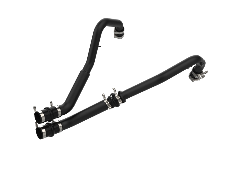 BladeRunner 2 IN to 2-1/2 IN Aluminum Hot Charge Pipe Black