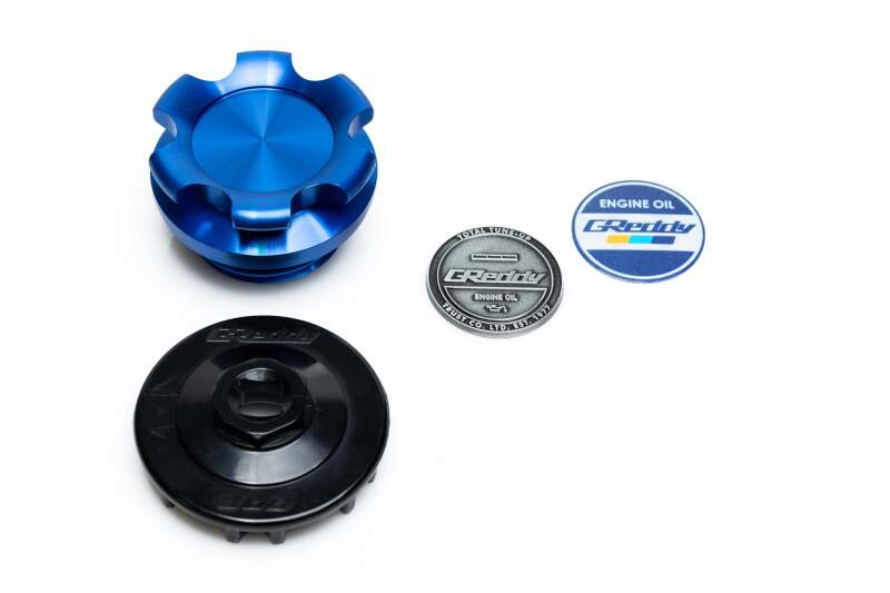 GReddy Type-B Oil Filler Cap Mazda M35-P4.0 - Blue thumbnail 8