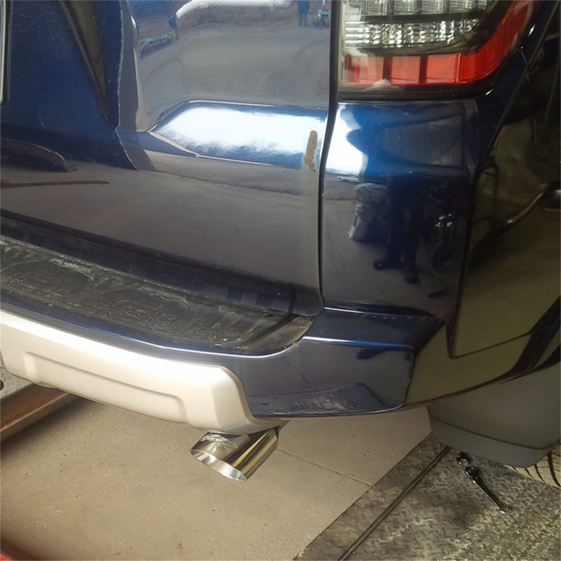 MBRP 10-18 Toyota 4 Runner AL 4in O.D Tip Single Rear Exit 2.5in Cat Back Exhaust thumbnail 3