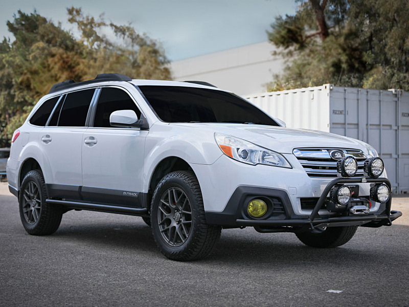 aFe POWER 10-14 Subaru Outback H4 2.5L / H6 3.6L Terra Guard Front Bumper w/ Winch Mount - Black thumbnail 8