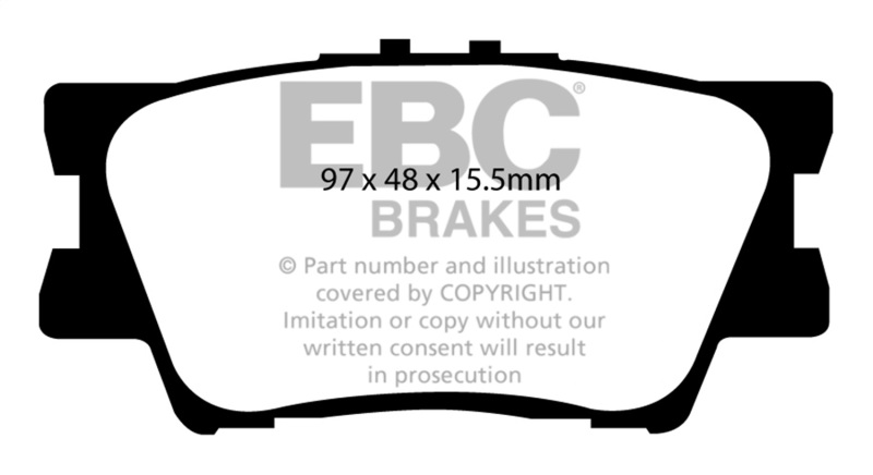 EBC S4 Brake Pad and Rotor Kit (1x ebcUSR7415, 1x ebcDP31793C) thumbnail 5