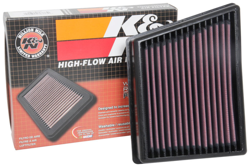 K&N 17-18 Ford Fiesta VII L4-1.0L F/I Drop In Air Filter thumbnail 5