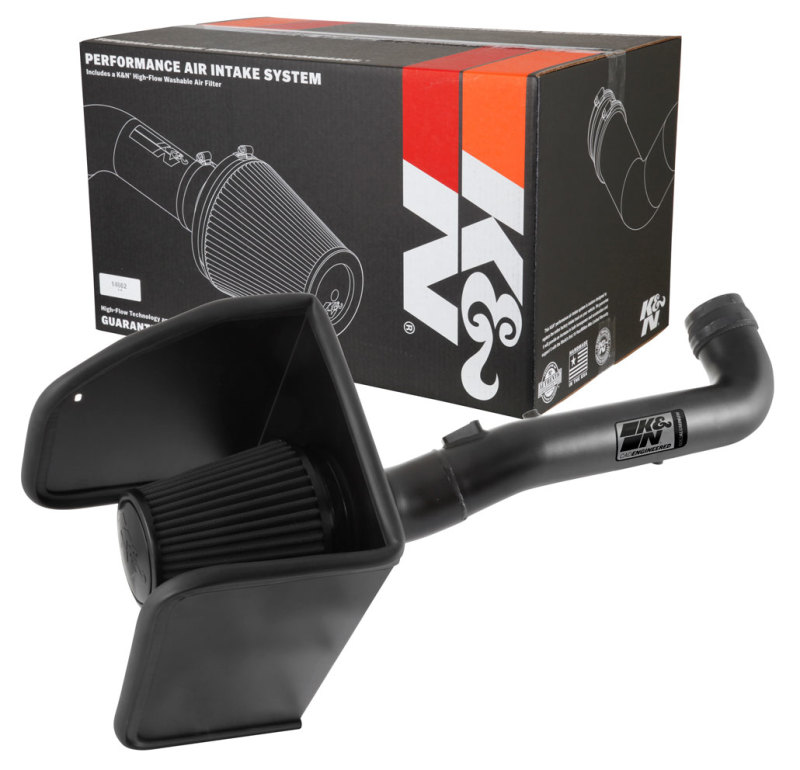 K&N 17-18 Chevrolet Colorado 3.6L V6 Black Performance Intake Kit thumbnail 6