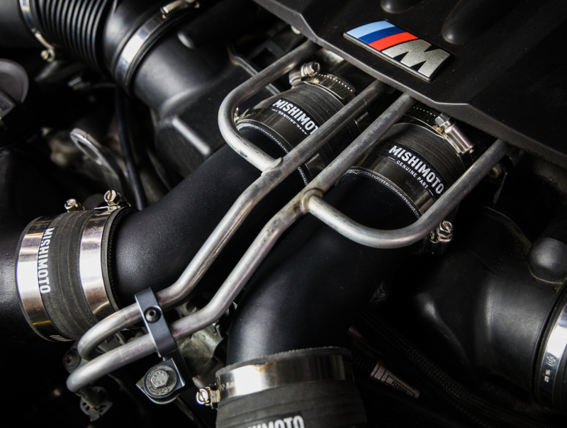 Mishimoto MMICP-F10-12MWBK Performance Charge Pipe Kit, Micro Black, fits BMW F1X M5/M6 2012-2018