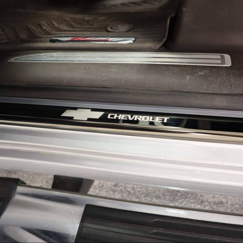 Putco 14-18 Chevy Silv LD - Double Cab w/ CHEVROLET Etching (8pcs) Black Platinum Door Sills thumbnail 2