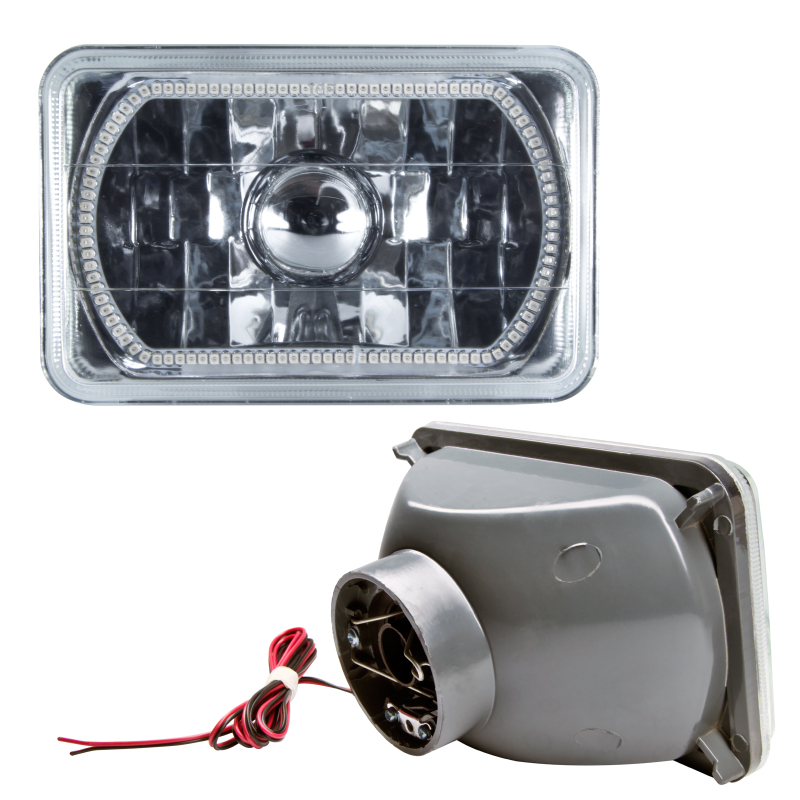 Oracle Pre-Installed Lights 4x6 IN. Sealed Beam - White Halo thumbnail 4